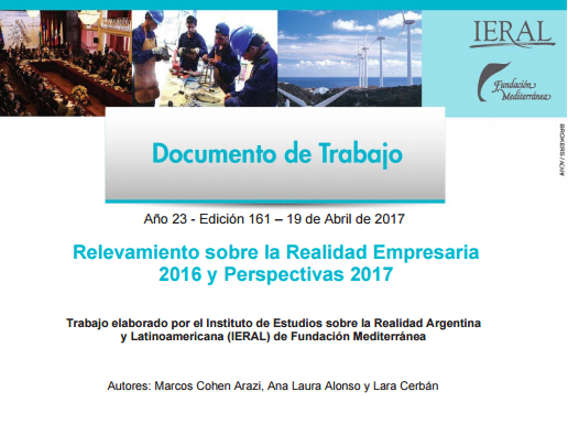 Relevamiento sobre la Realidad Empresaria 2016 y Perspectivas 2017