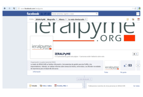 IERALPyME est en Facebook