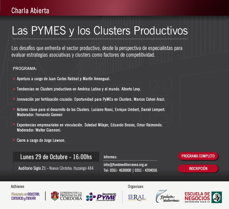 Seminario: Las PyMEs y Clsters Productivos
