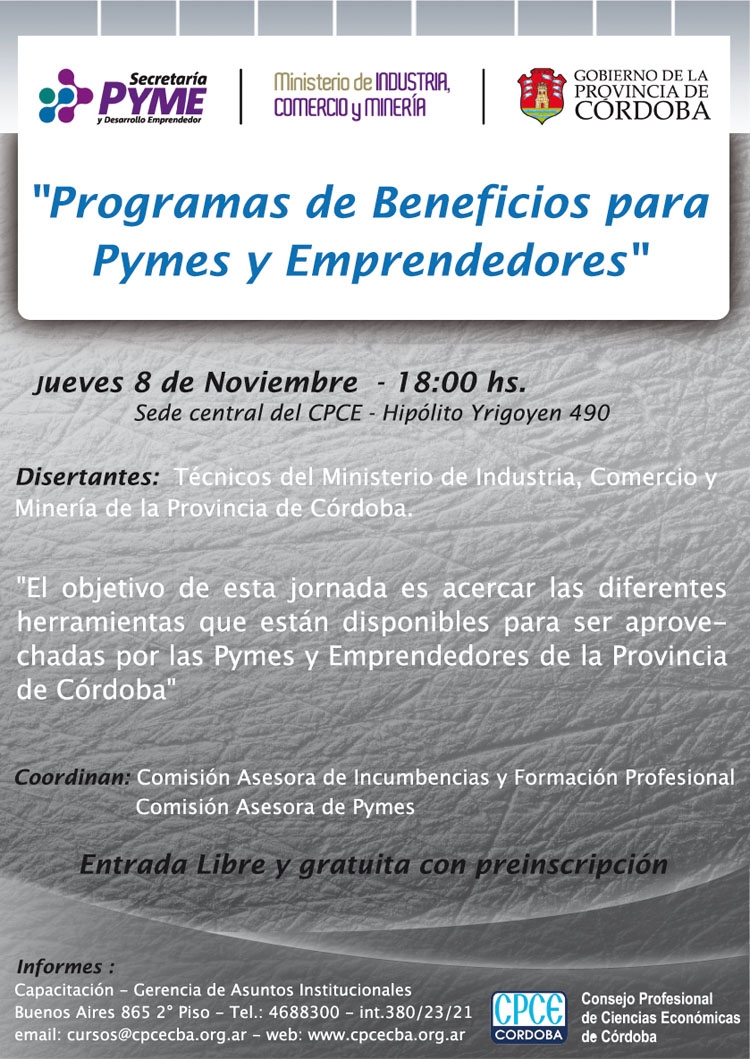 Programas de Beneficios para Pymes y Emprendedores