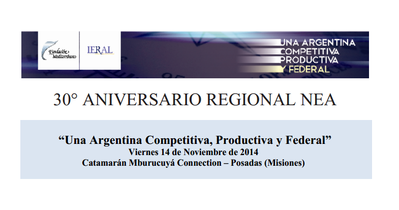 IERALPyME en el 30 Aniversario de IERAL NEA