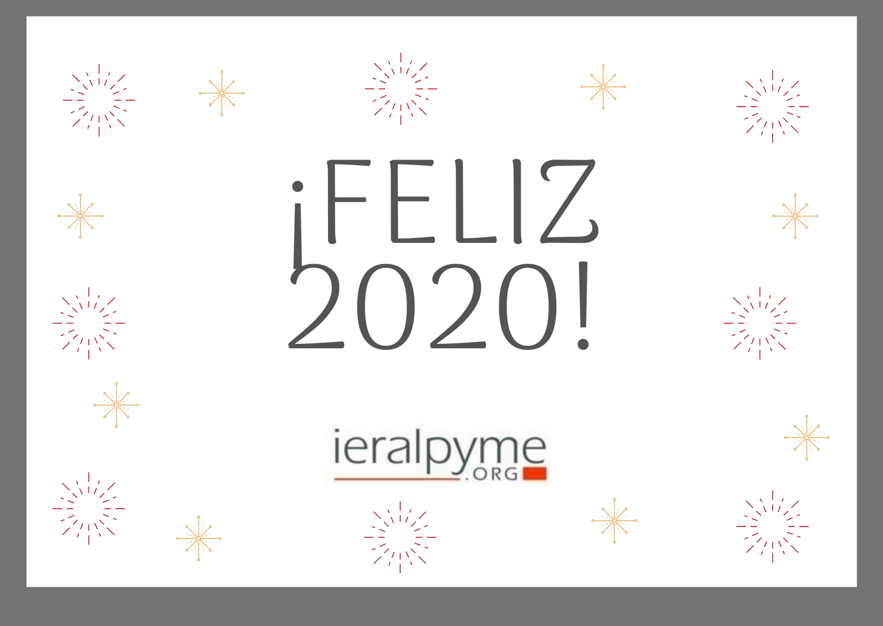 IERALPyME les desea un Feliz 2020!