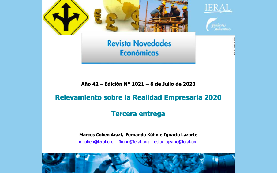 Encuesta Realidad Empresaria IERALPyME 2020